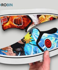 Uzumaki and Saitama Slip On Shoes