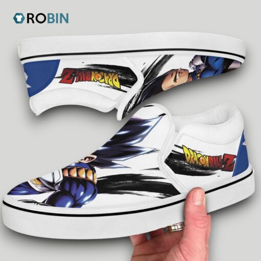 Vegeta Slip On Shoes PN11SL, Dragon Ball Anime Unique Gifts