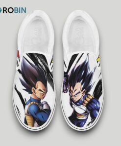 Vegeta Slip On Shoes PN11SL, Dragon Ball Anime Unique Gifts