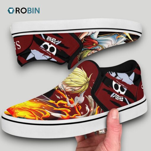 Vinsmoke Sanji Slip On Shoes , Sanji Merch