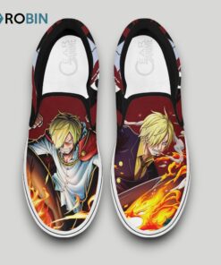 Vinsmoke Sanji Slip On Shoes , Sanji Merch