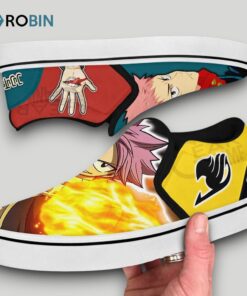 Yuji Itadori and Natsu Dragneel Slip On Shoes