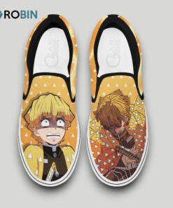 Zenitsu Agatsuma Slip On Shoes , Zenitsu Fan Gears