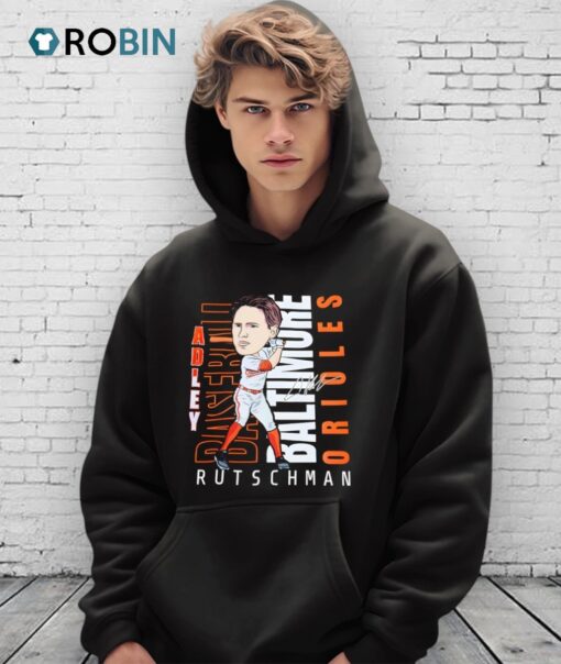 Adley Rutschman Baltimore Orioles Mlb Caricature Signature Shirt