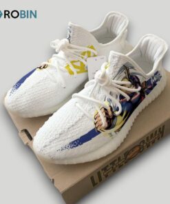 All Might Shoes Custom My Hero Academia Anime YZ Boost Sneakers All Might Shoes Custom My Hero Academia Anime YZ Boost Sneakers