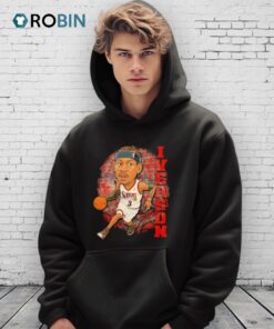 Allen Iverson Philadelphia 76ers Basketball 2025 Caricature Shirt