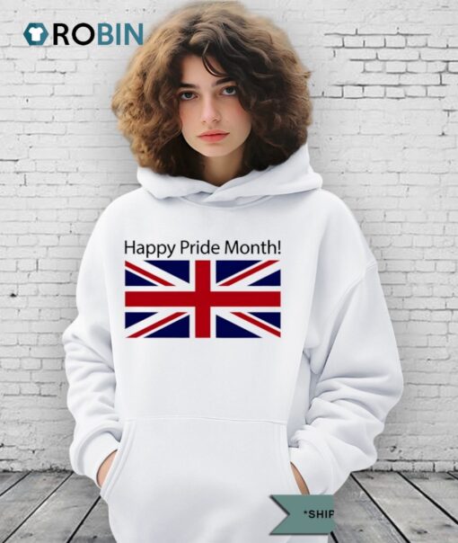 American Flag Happy Pride Month Shirt