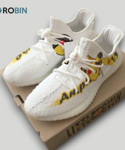 Ampharos Shoes Custom Pokemon Anime YZ Boost Sneakers Ampharos Shoes Custom Pokemon Anime YZ Boost Sneakers