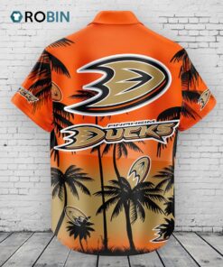 Anaheim Ducks Hawaiian Shirt Coconut Tree Anaheim Ducks Hawaiian Shirt Coconut Tree