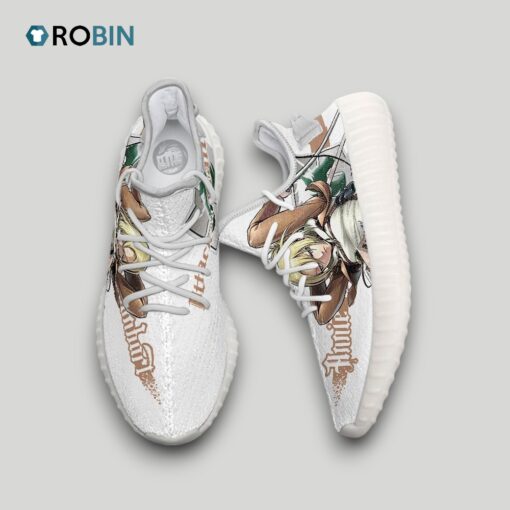 Annie Leonhart Shoes Custom Attack on Titan Anime YZ Boost Sneakers