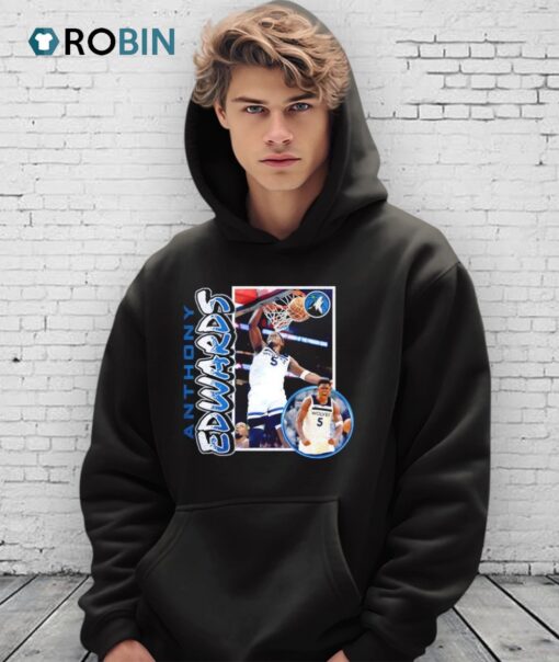 Anthony Edwards Minnesota Timberwolves 2025 Nba Playoffs Graphic Shirt