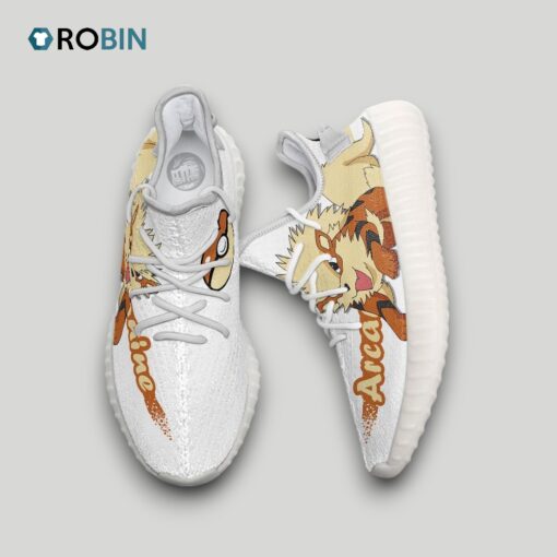 Arcanine Shoes Custom Pokemon Anime YZ Boost Sneakers