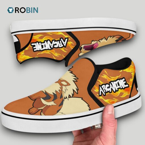 Arcanine Slip On Shoes , Pokemon Gifts for Fans