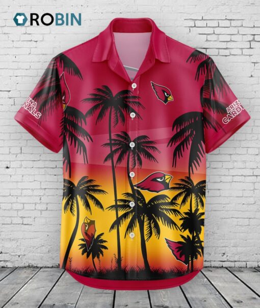 Arizona Cardinals Hawaiian Shirt Coconut Tree