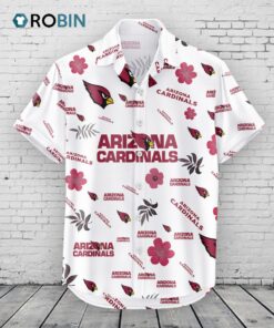 Arizona Cardinals Hawaiian Shirt Tropical Beach