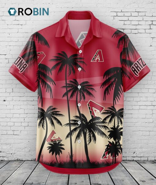 Arizona Diamondbacks Hawaiian Shirt Coconut Tree