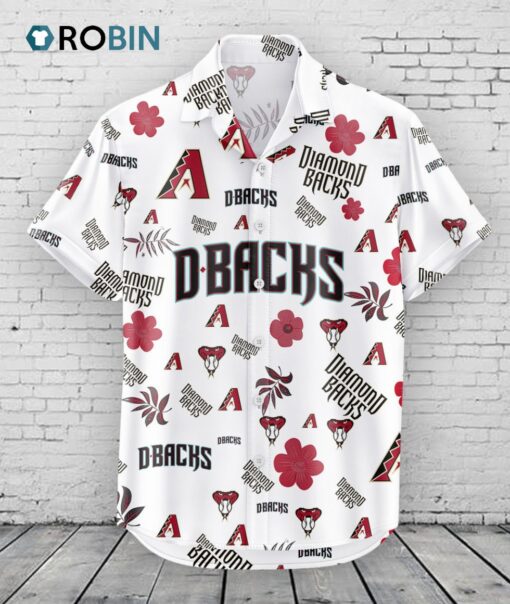 Arizona Diamondbacks Hawaiian Shirt Tropical Beach
