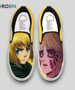 Armin Arlert Slip On Shoes , AOT Anime Unique Gifts Armin Arlert Slip On Shoes , AOT Anime Unique Gifts