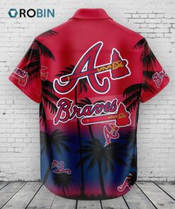 Atlanta Braves Hawaiian Shirt Coconut Tree