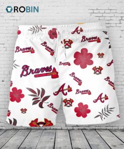 Atlanta Braves Hawaiian Shorts Tropical Beach Atlanta Braves Hawaiian Shorts Tropical Beach