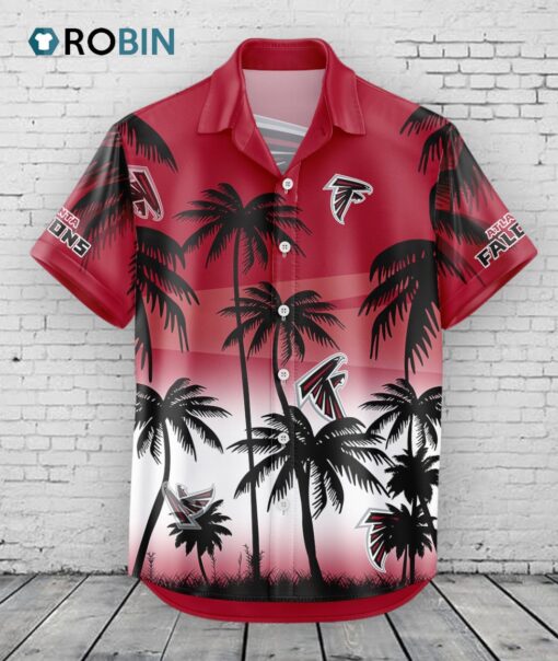 Atlanta Falcons Hawaiian Shirt Coconut Tree