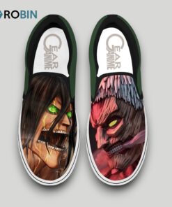 Attack vs Armored Titan Slip On Shoes