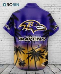 Baltimore Ravens Hawaiian Shirt Coconut Tree Baltimore Ravens Hawaiian Shirt Coconut Tree