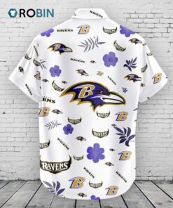 Baltimore Ravens Hawaiian Shirt Tropical Beach Baltimore Ravens Hawaiian Shirt Tropical Beach
