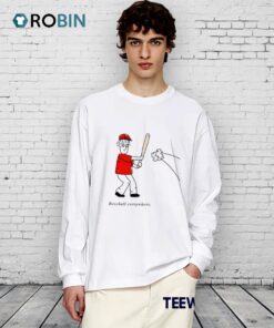 Baseball Everywhere Cartoon Meme Shirt Baseball Everywhere Cartoon Meme Shirt