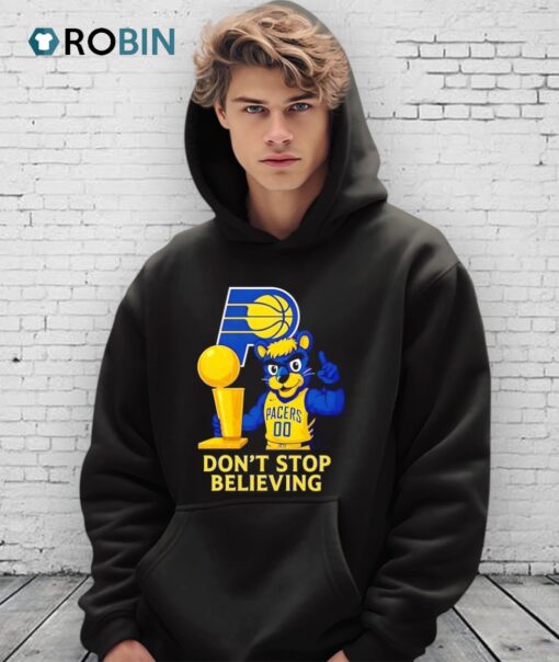 Boomer Don’t Stop Believing Indiana Pacers 2025 Trophy Shirt