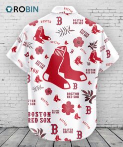 Boston Red Sox Hawaiian Shirt Tropical Beach Boston Red Sox Hawaiian Shirt Tropical Beach