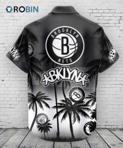 Brooklyn Nets Hawaiian Shirt Coconut Tree Brooklyn Nets Hawaiian Shirt Coconut Tree