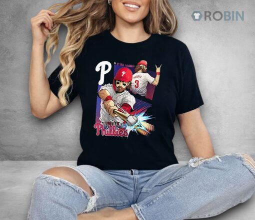 Bryce Harper Philadelphia Phillies Anime Player Shirt