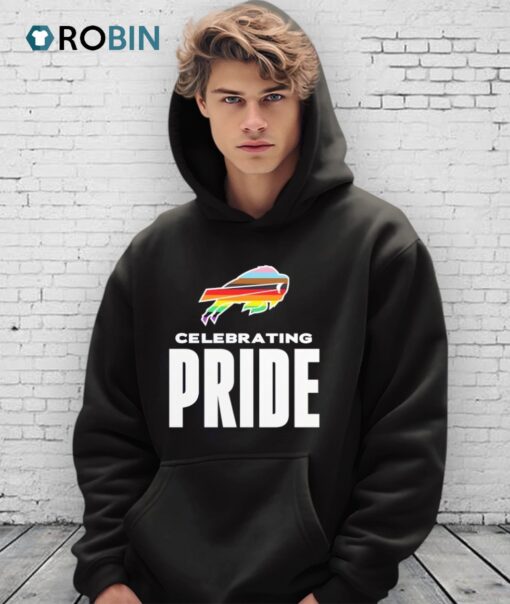 Buffalo Bills Celebrating Pride Month 2025 Logo Shirt