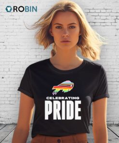 Buffalo Bills Celebrating Pride Month 2025 Logo Shirt