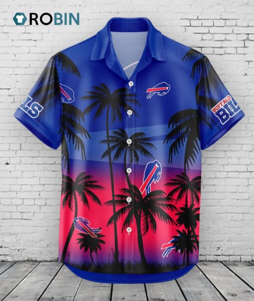 Buffalo Bills Hawaiian Shirt Coconut Tree