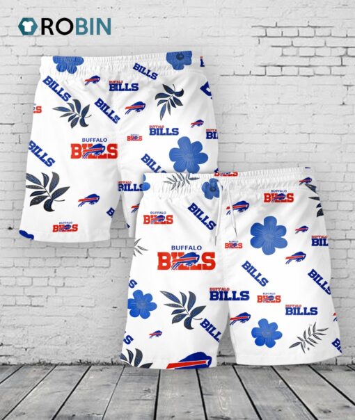 Buffalo Bills Hawaiian Shorts Tropical Beach