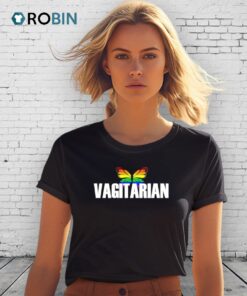 Butterfly Vagitarian Lgbt Pride Month 2025 Shirt Butterfly Vagitarian Lgbt Pride Month 2025 Shirt