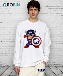 Captain America Funny Cartoon Shirt Captain America Funny Cartoon Shirt