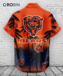 Chicago Bears Hawaiian Shirt Coconut Tree