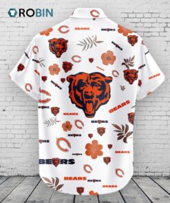 Chicago Bears Hawaiian Shirt Tropical Beach