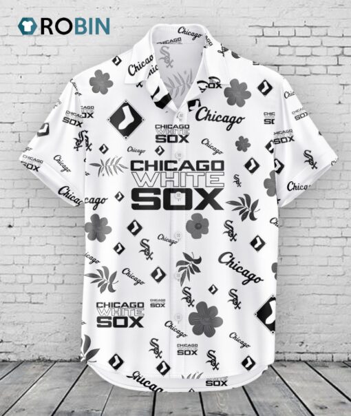 Chicago White Sox Hawaiian Shirt Tropical Beach
