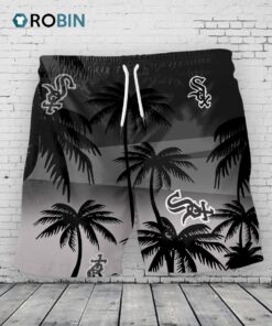 Chicago White Sox Hawaiian Shorts Coconut Tree