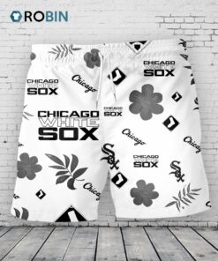 Chicago White Sox Hawaiian Shorts Tropical Beach