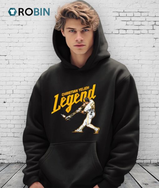 Christian Yelich Legend Milwaukee Brewers Baseball Shirt