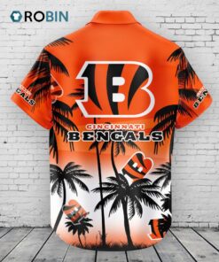 Cincinnati Bengals Hawaiian Shirt Coconut Tree Cincinnati Bengals Hawaiian Shirt Coconut Tree