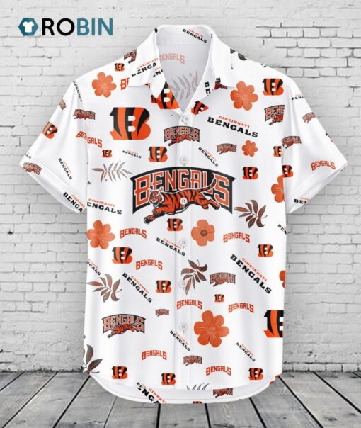 Cincinnati Bengals Hawaiian Shirt Tropical Beach