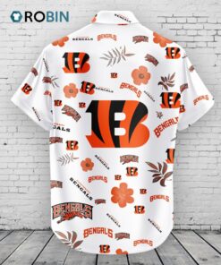 Cincinnati Bengals Hawaiian Shirt Tropical Beach