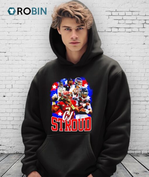 Cj Stroud Houston Texans Nfl 2025 Graphic Shirt