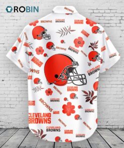 Cleveland Browns Hawaiian Shirt Tropical Beach Cleveland Browns Hawaiian Shirt Tropical Beach